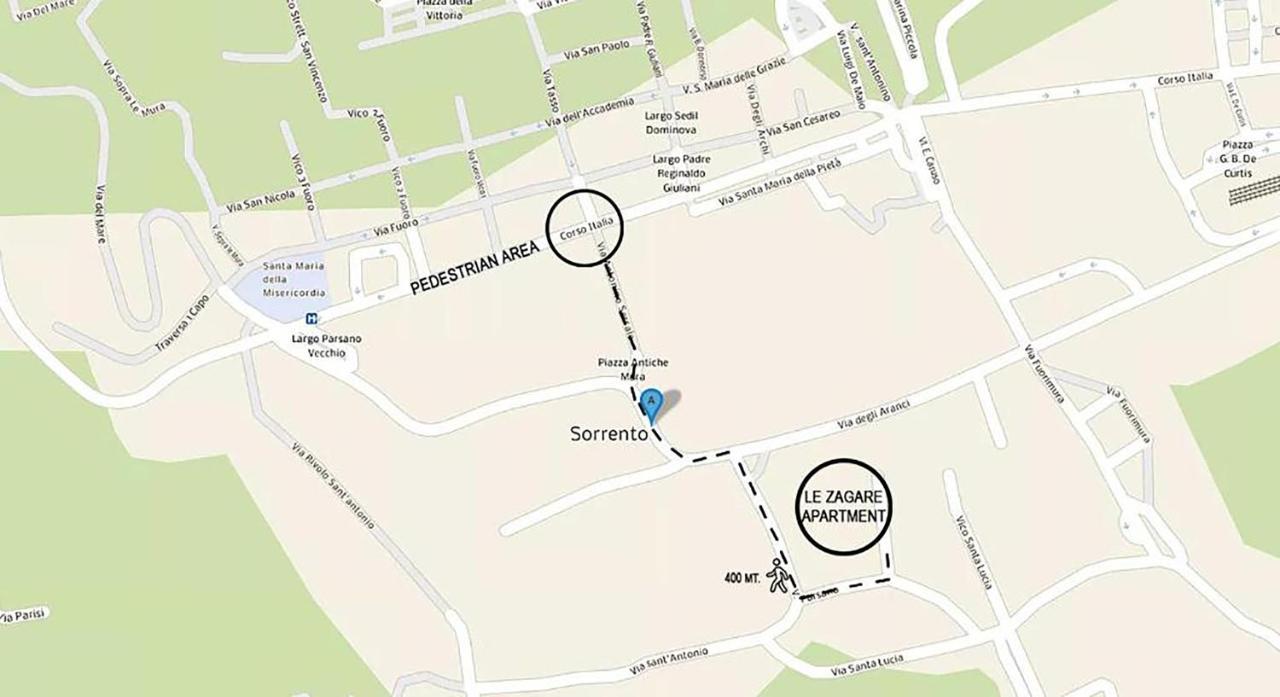 Appartamento Le Zagare Sorrento Bagian luar foto
